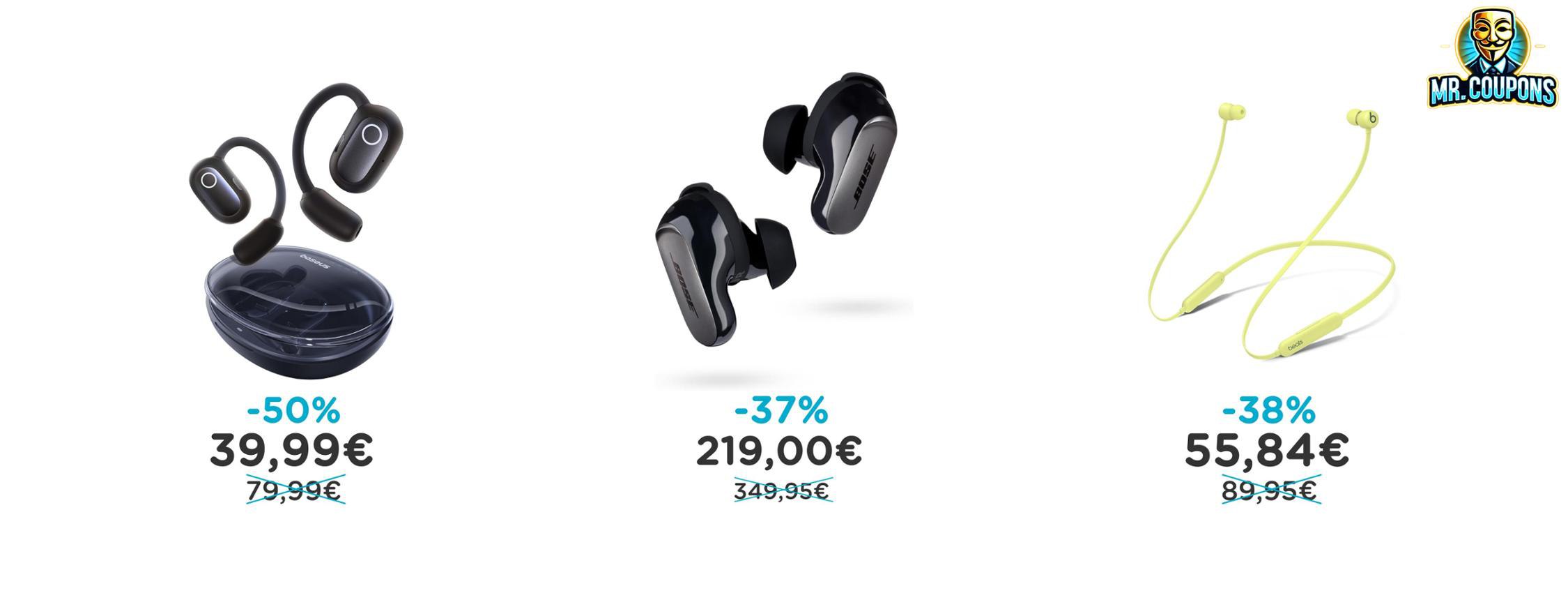 Cuffie Baseus Eli Sport: fino al 50% di sconto Deal
