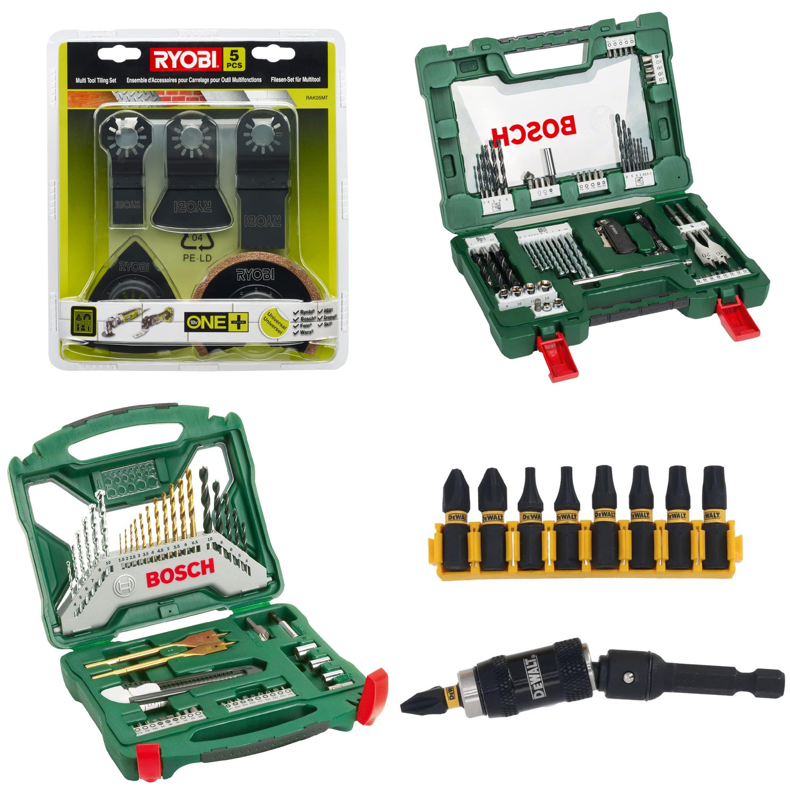 Kit Ryobi e Bosch: Fino al 30% di Sconto su Amazon