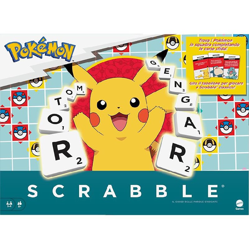 Mattel Games – Scrabble Pokémon fino a 50% off Deal