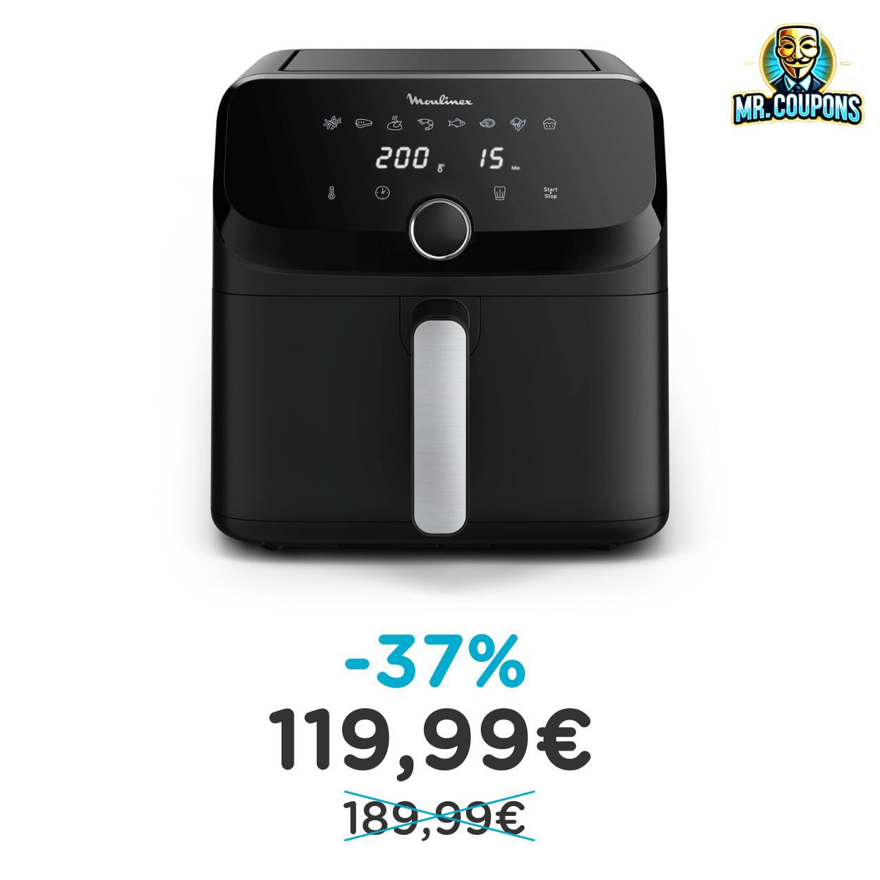 Moulinex Easy Fry Mega: fino al 37% di sconto Offerta