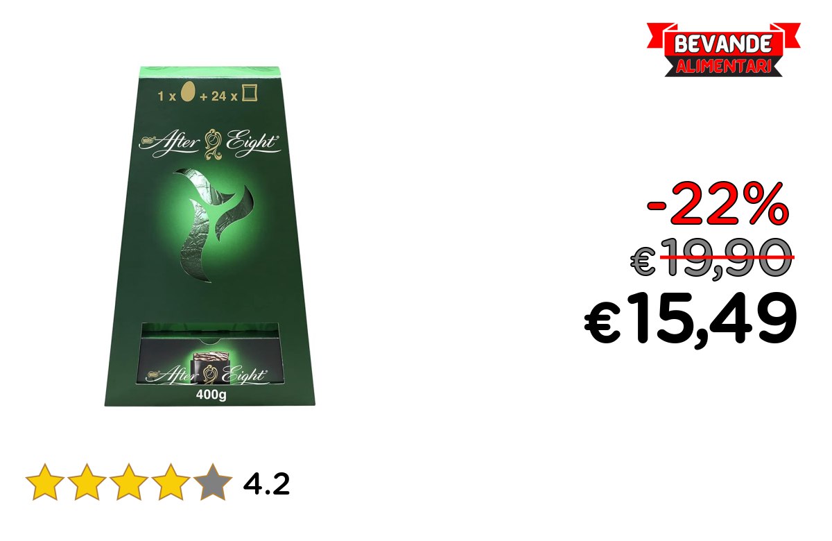 AFTER EIGHT Cioccolato – fino al 22% di sconto Deal