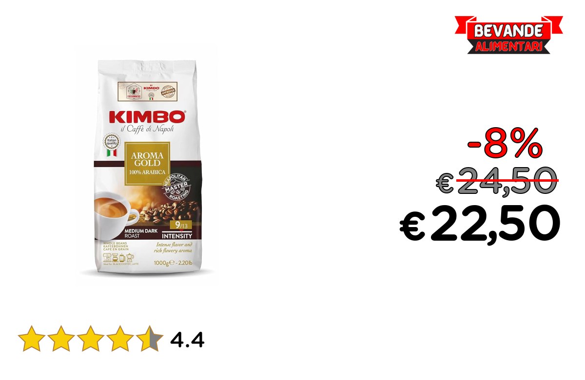 Kimbo Aroma Gold – fino a 8% off Deal