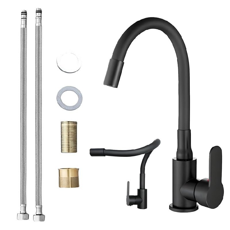 Rubinetto Cucina Girevole Nero: 51% di sconto Offerta