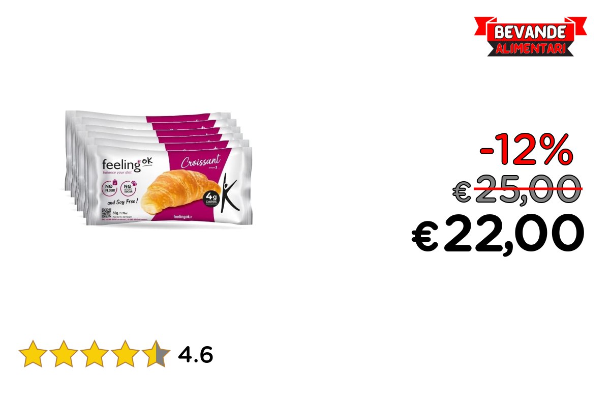 Feeling Ok Croissant Stage1 fino al 12% offerta