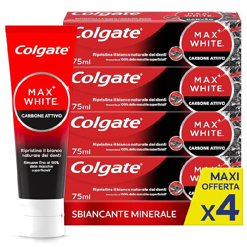 Colgate Dentifricio al Carbone fino al 53% di sconto