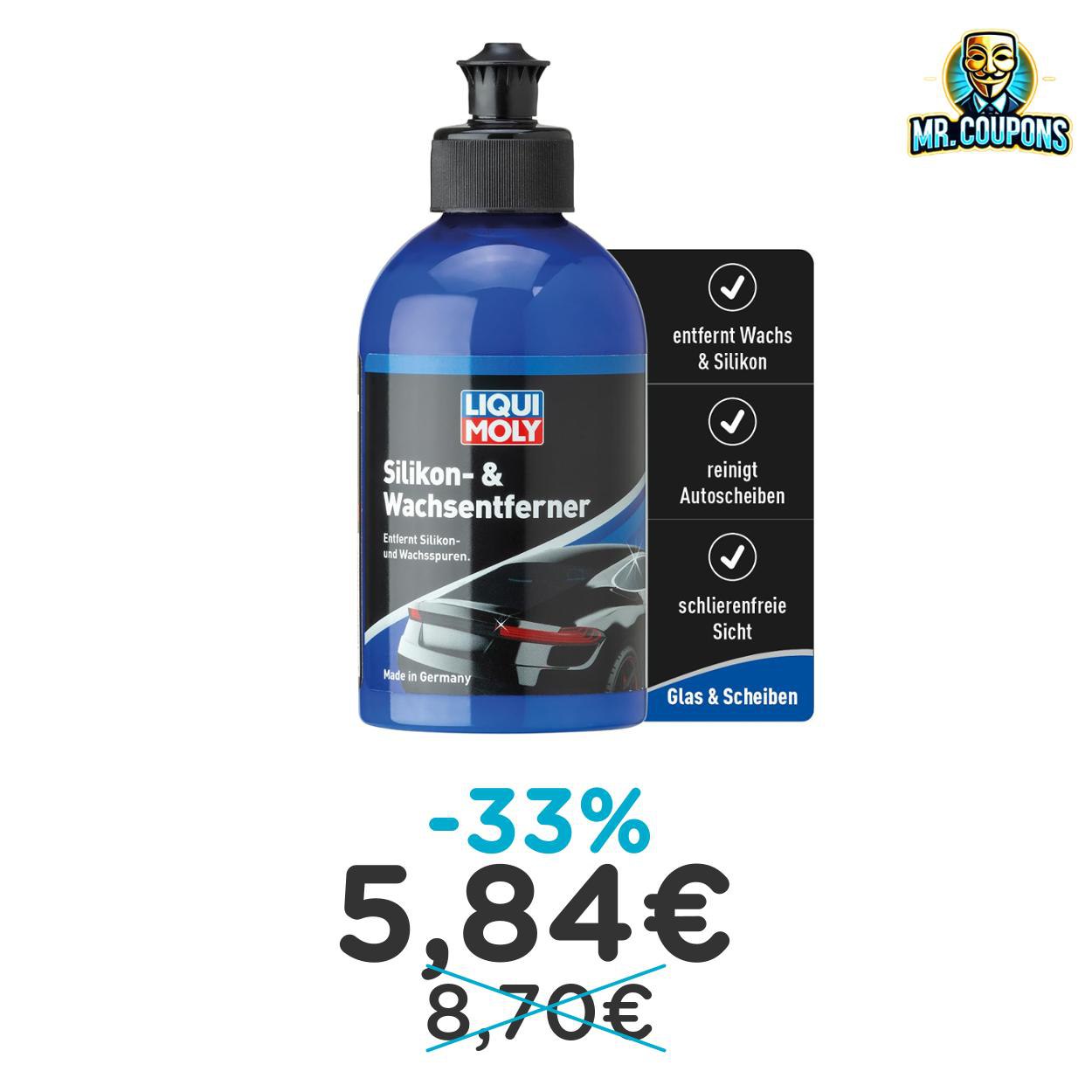 Silicone e cera LIQUI MOLY: fino al 33% di sconto
