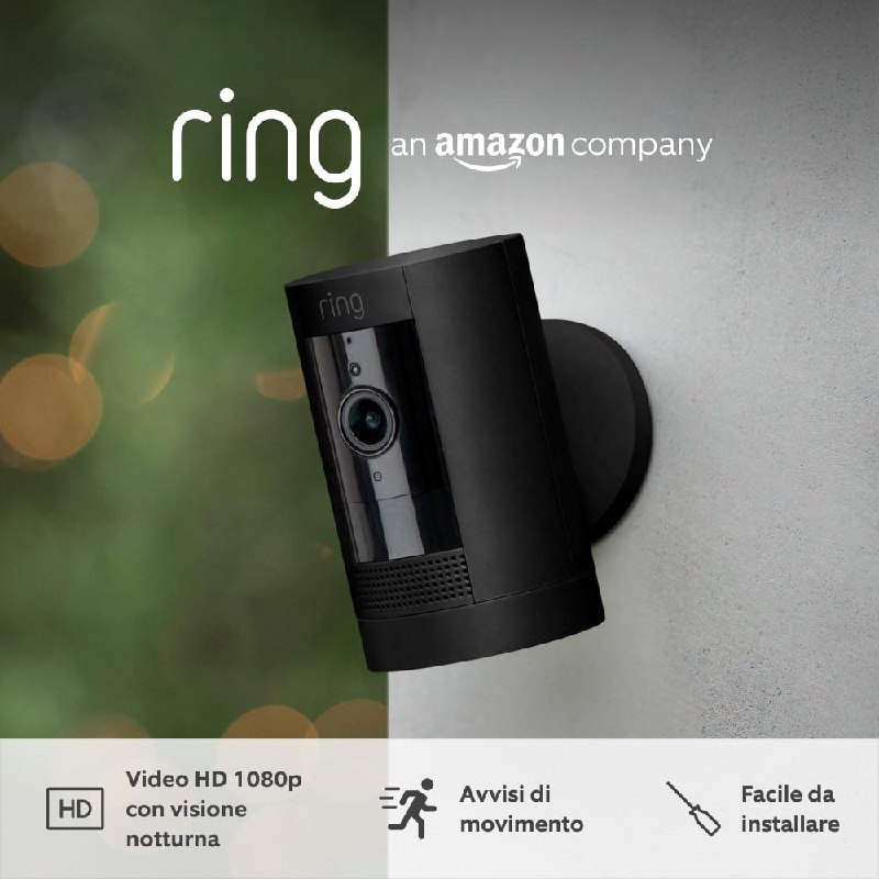 Ring videocamera esterna fino a 38% di sconto Deal