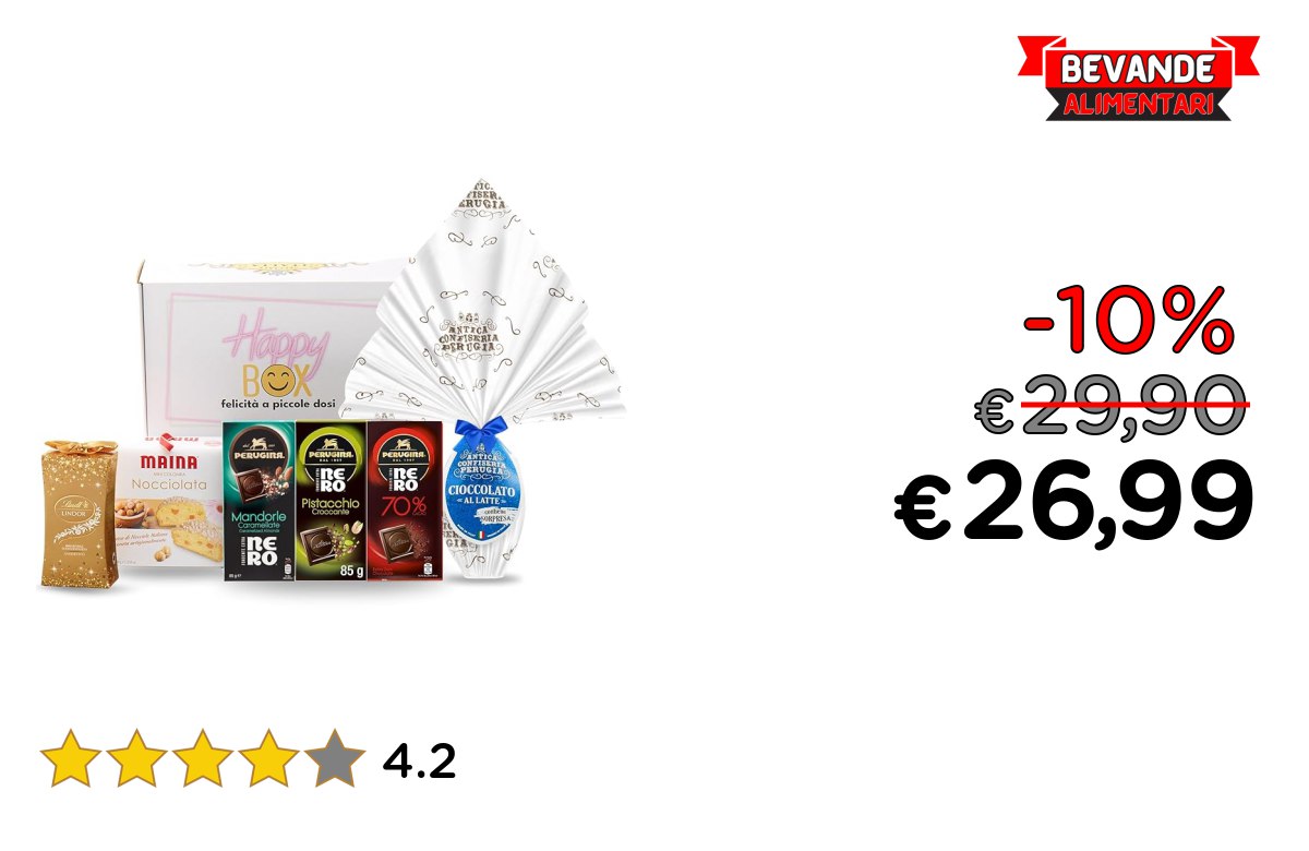 Cesto Pasquale Happy Box – fino al 10% di sconto