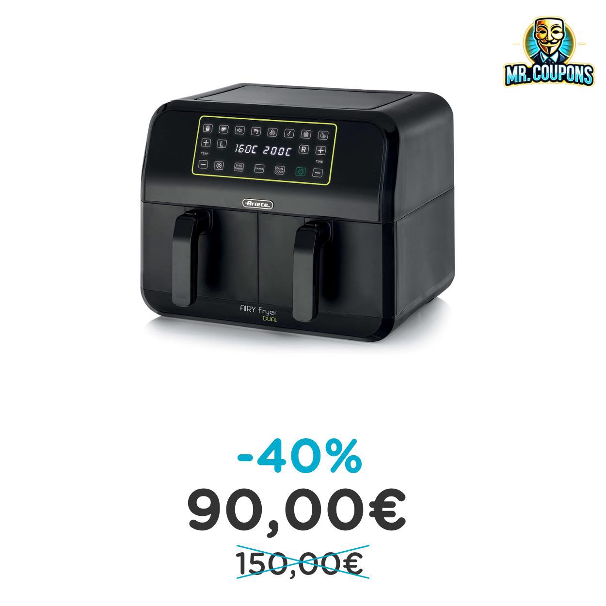 Friggitrice ad aria Ariete 4623 fino al 40% di sconto Deal