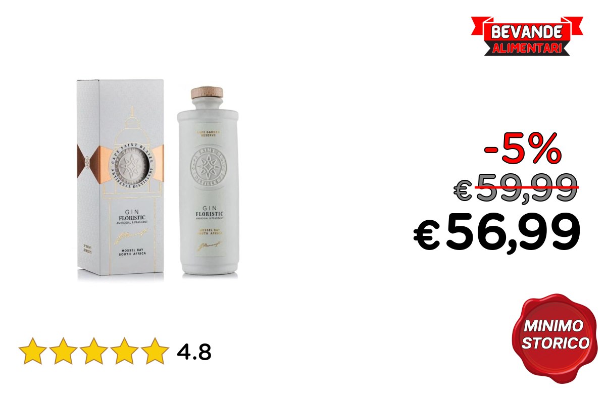 Cape Saint Blaize Floristic Gin – up to 5% off Deal