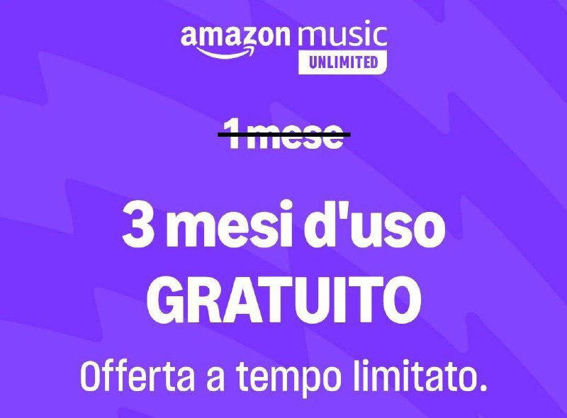 Amazon Music: Fino al 100% di sconto su Abbonamenti