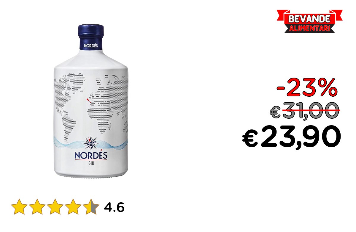 Nordés Gin Premium fino al 23% di sconto Deal