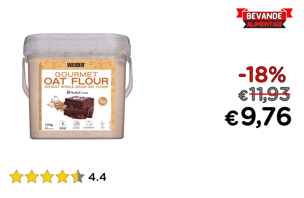 Gourmet Oat Flour Brownie fino al 18% di sconto Deal
