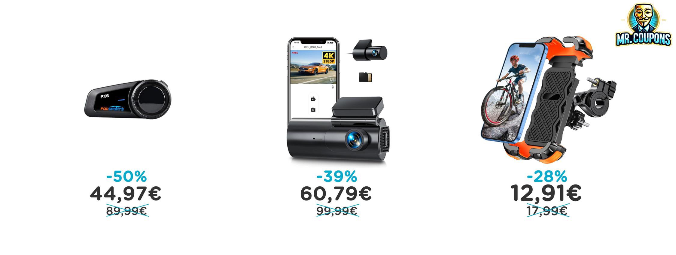 Interfono Bluetooth Fodsports FX6: fino al 50% di sconto