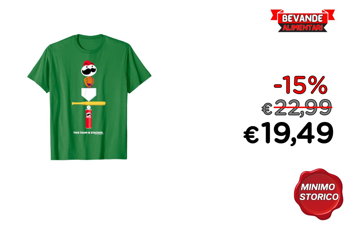 Icone di baseball di Pringles Maglietta fino al 15% off Deal