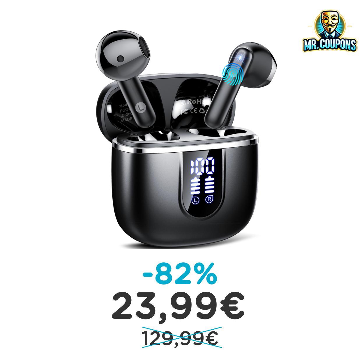 Cuffie Bluetooth 5.4: Offerta fino al 82% di Sconto Deal