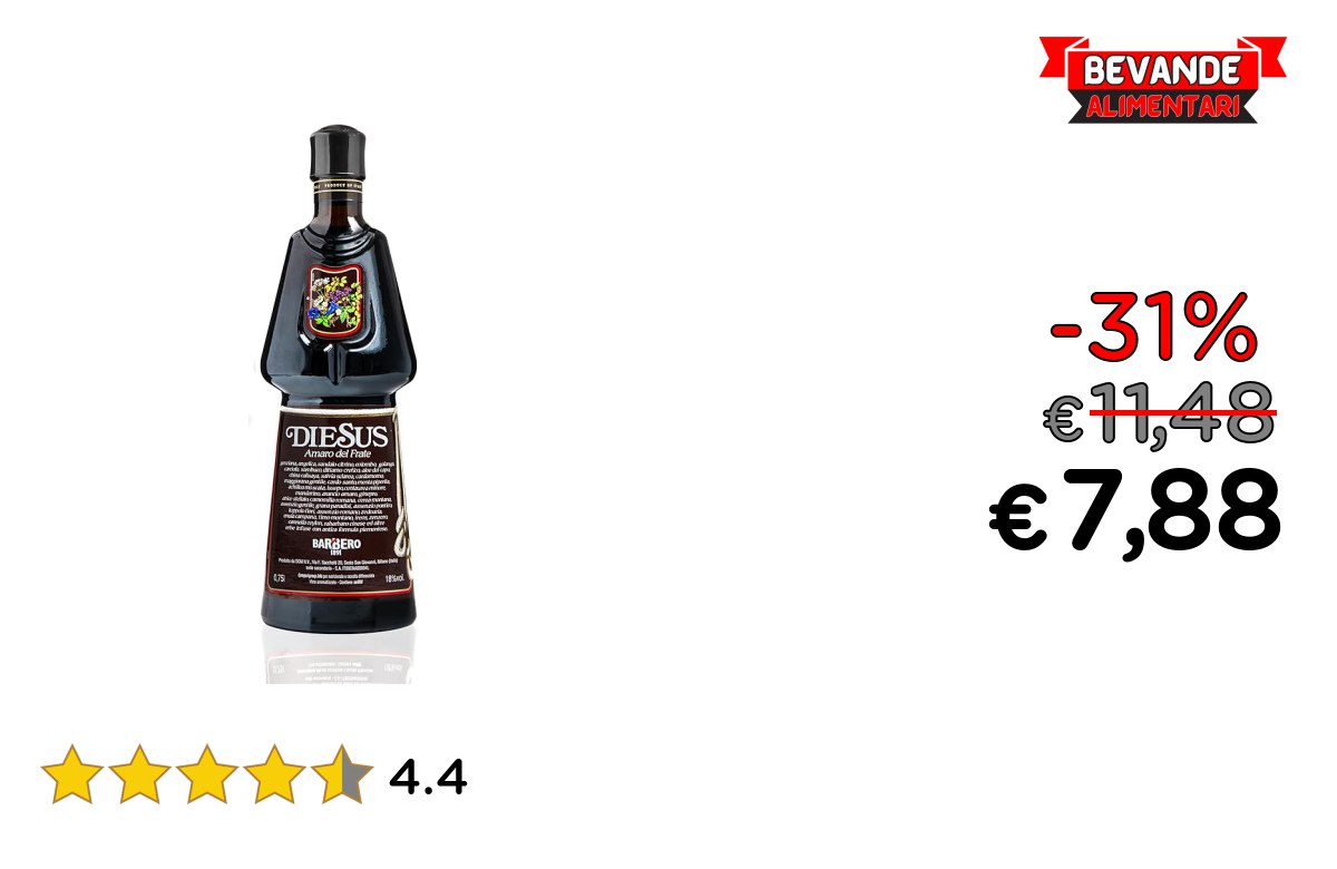 Diesus – Amaro del Frate Barbero fino al 31% offerta