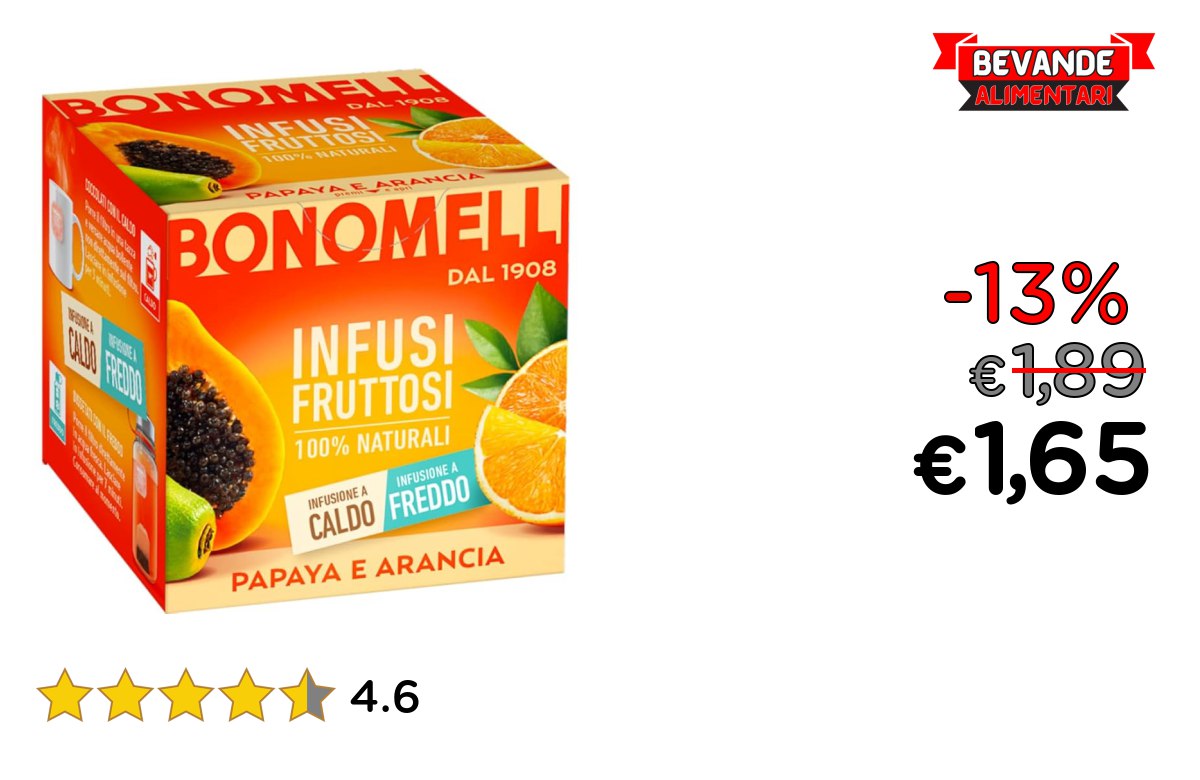 Bonomelli Infusi: fino al 13% di sconto sui Deal