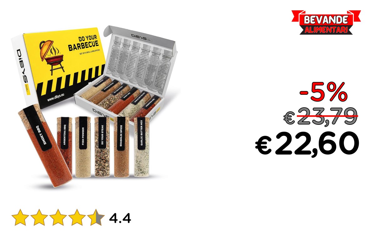 DIBYS Set Regalo di Spezie BBQ – fino al 5% di sconto Deal