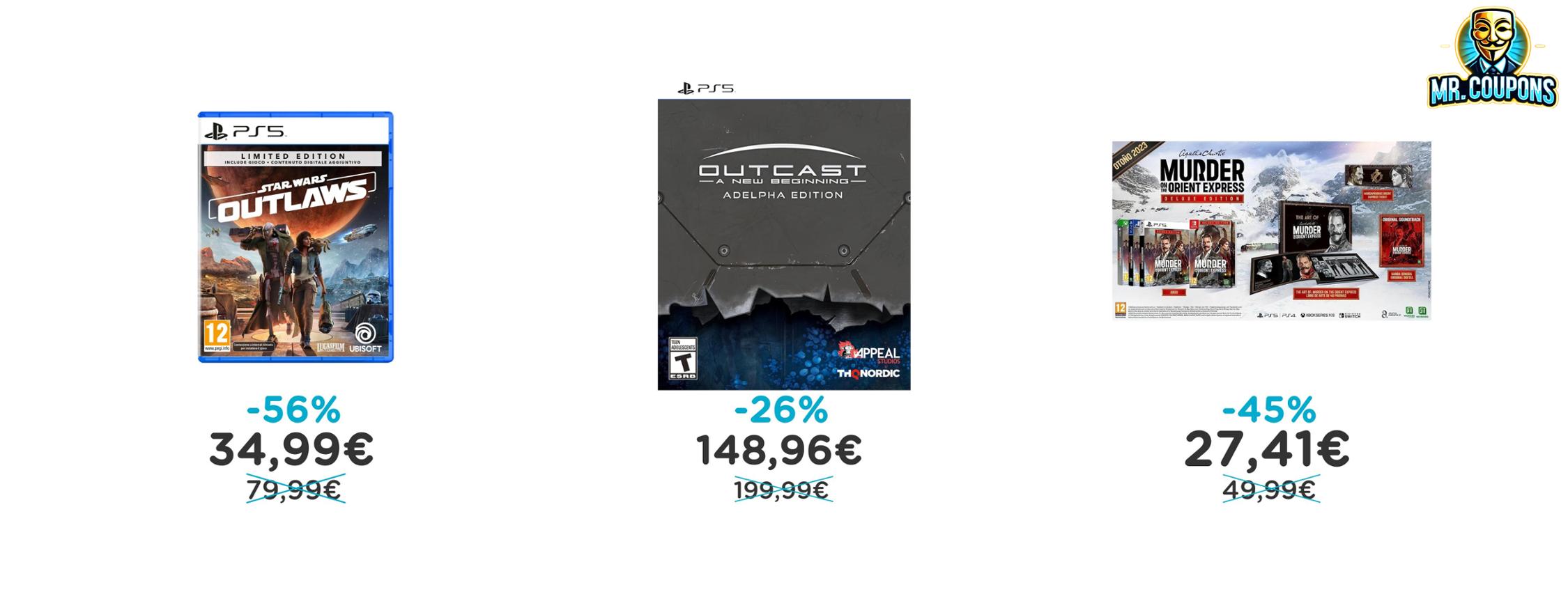 Star Wars Outlaws PS5: fino al 56% di sconto Deal