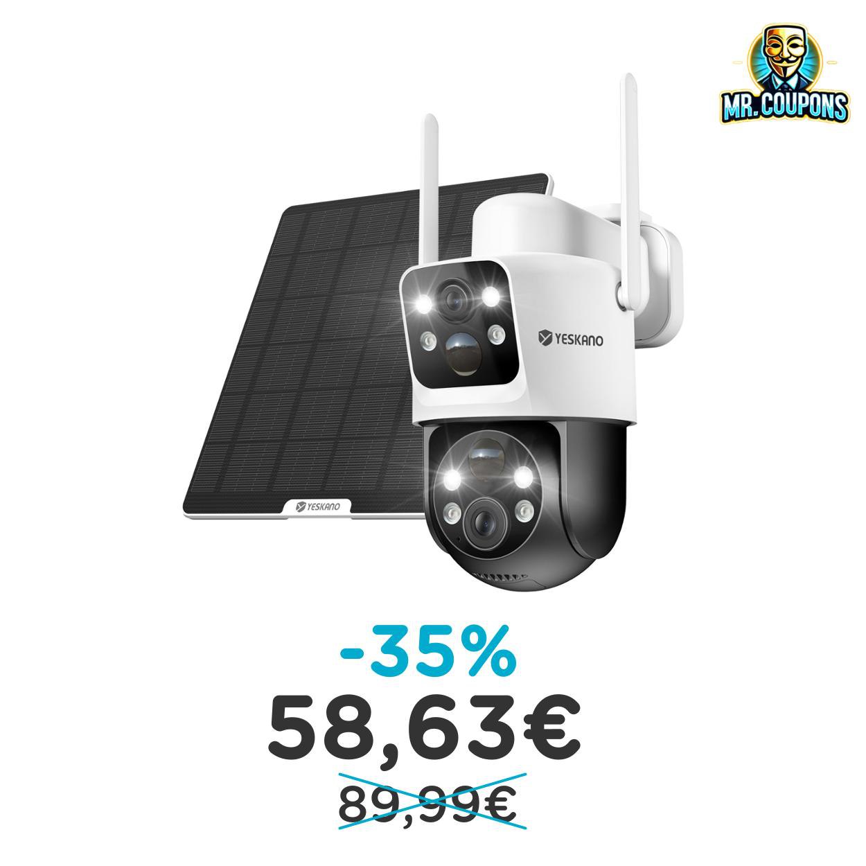 YESKANO Telecamera Wi-Fi Esterno: fino al 35% di sconto