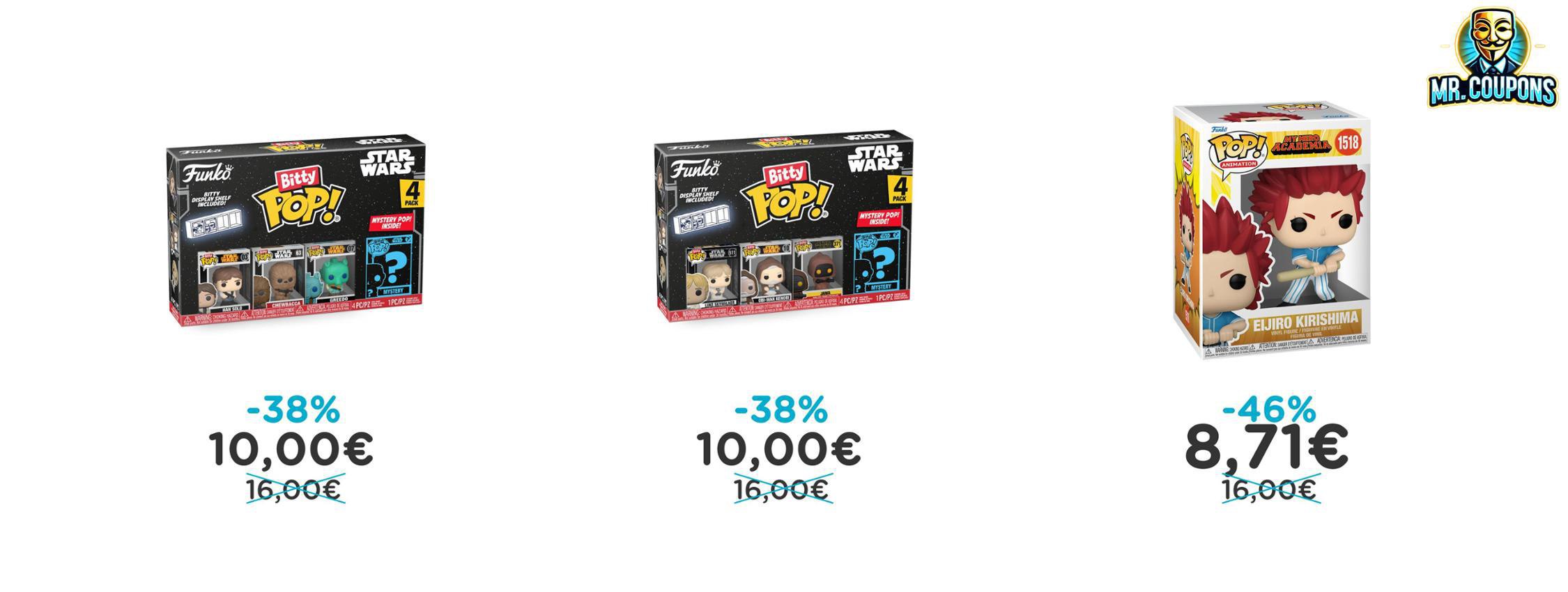 Funko: fino al 46% Offerta Deal Star Wars e My Hero Academia