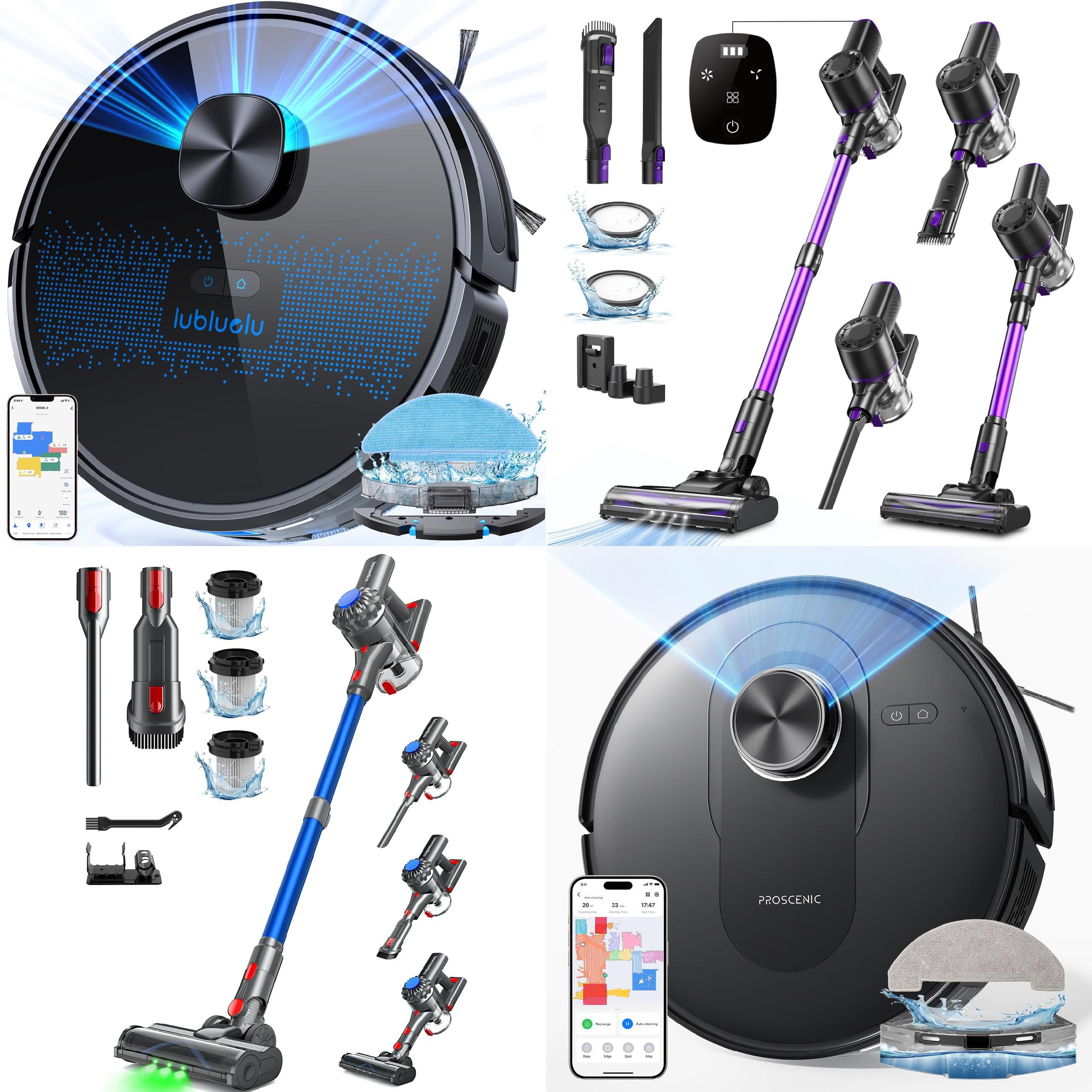 Lubluelu 4000Pa Robot fino al 24% off Deal